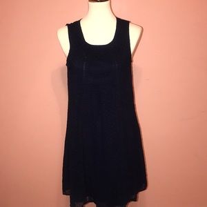Navy blue summer dress -size medium